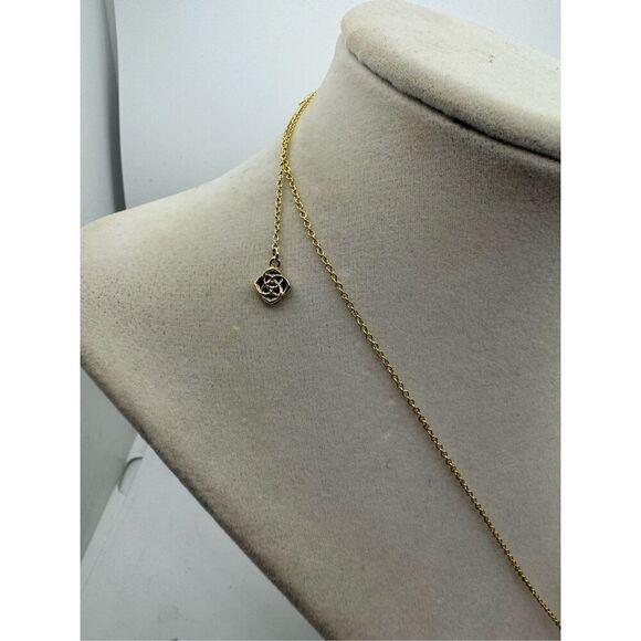 Kendra Scott 14 K Yellow Gold Gemstone Pendant Chain Necklace - Picture 4 of 8